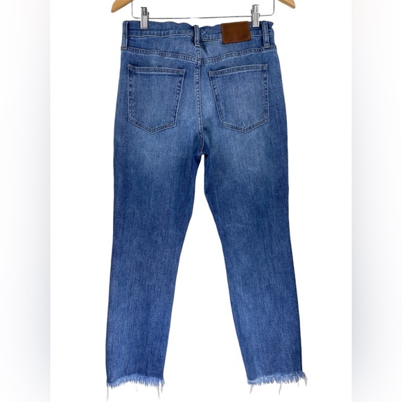 J.Crew Women’s Size 28 Slim Boyfriend Jean Raw Hem Distressed Jeans - Picture 5 of 11